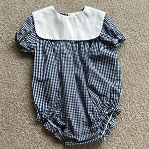 NWT Rosalina navy gingham bubble